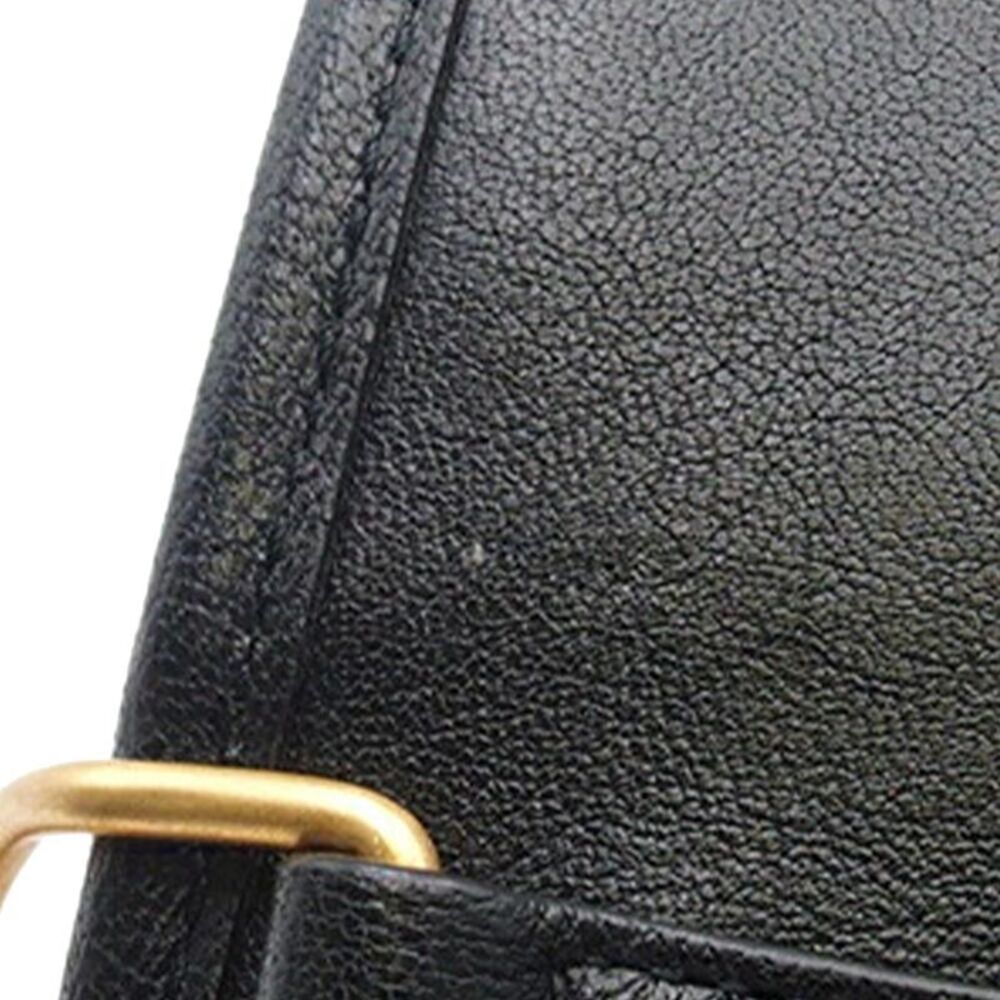 Pre Loved saint laurent Becky Crossbody Bag Quilted Leather Women Black Shoulder - Picture 8 of 8